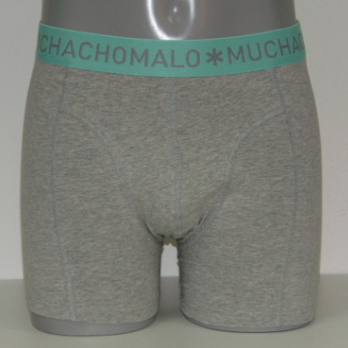 Muchachomalo Solid  grey boxer short
