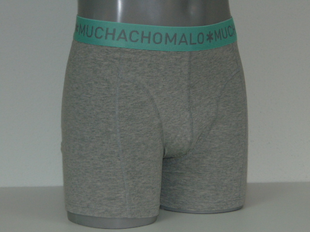 Muchachomalo Solid  grey boxer short