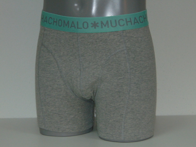 Muchachomalo Solid  grey boxer short