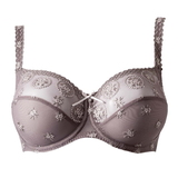 Louisa Bracq Chantilly mole grey non-padded bra
