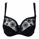 Louisa Bracq Chantilly black non-padded bra
