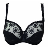 Louisa Bracq Chantilly black soft-cup bra