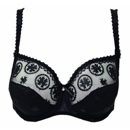 Louisa Bracq Chantilly black non-padded bra