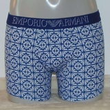 Armani Men's Logo blue/white boxer short