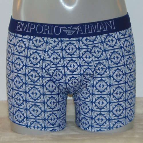 Armani Men's Logo blue/white boxer short