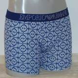 Armani Men's Logo blue/white boxer short