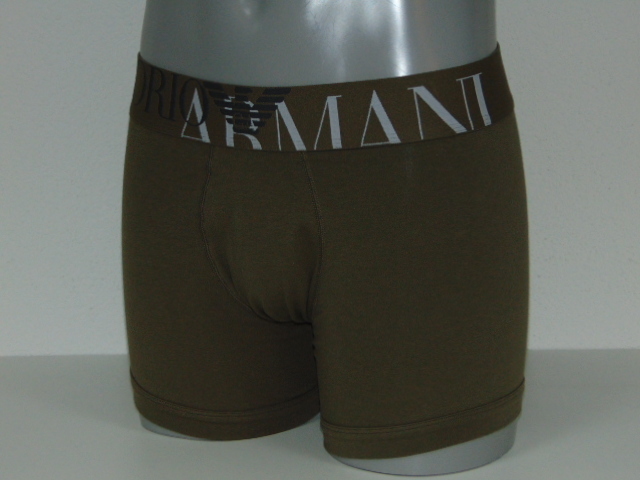 Armani Men's Contour khaki boxer short
