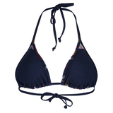 Sapph Swimwear Menton navy blue padded bikini bra