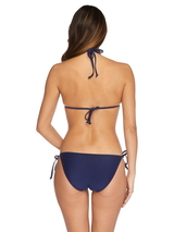 Sapph Swimwear Menton navy blue padded bikini bra