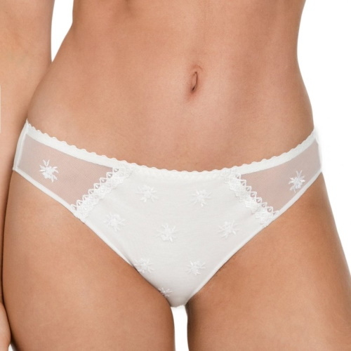 Louisa Bracq Chantilly white brief