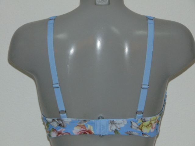 Armani Ladies Floral Blue blue push up bra