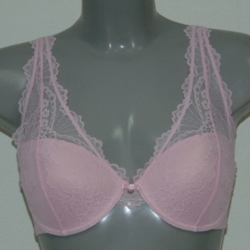 Armani Ladies Heavenly Pink baby pink push up bra