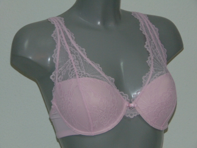 Armani Ladies Heavenly Pink baby pink push up bra