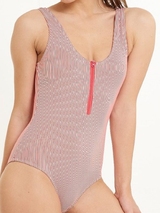 LingaDore Beach Iris red/white bathingsuit