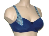 Elbrina Helen blue/green non-padded bra