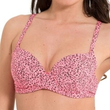 LingaDore Beach Festival pink padded bikini bra