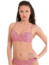 LingaDore Beach Festival pink padded bikini bra