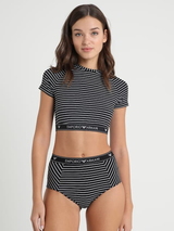 Armani Ladies Mon Amour black/white top