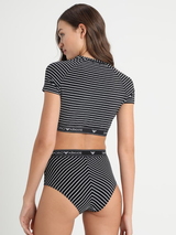Armani Ladies Mon Amour black/white top