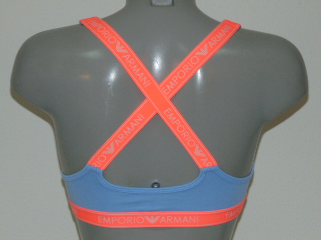 Armani Ladies Armani Sport baby blue wireless bra