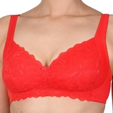 Naturana Valencia red wireless bra