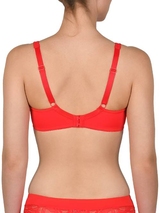 Naturana Valencia red wireless bra