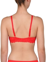 Naturana Valencia red non-padded bra