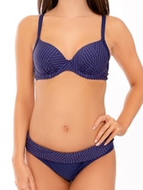 Nickey Nobel Stella navy blue padded bikini bra
