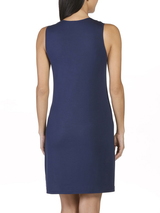 Eva Border navy blue dress