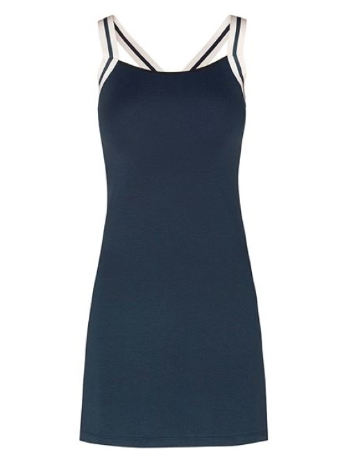 Eva Border navy blue dress