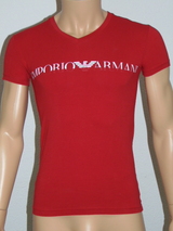 Armani Men's Logo red fashion