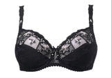 Louisa Bracq Marie-Antoinette black non-padded bra