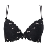 Louisa Bracq Marie-Antoinette black push up bra