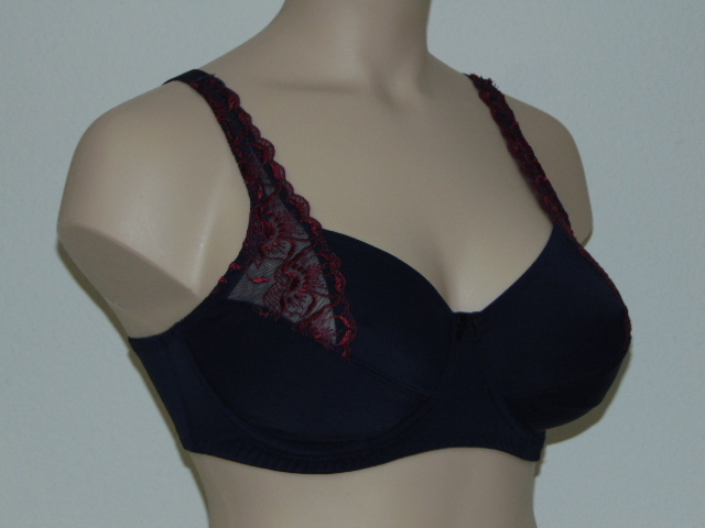 Elbrina Helen navy/red non-padded bra