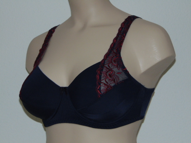 Elbrina Helen navy/red non-padded bra