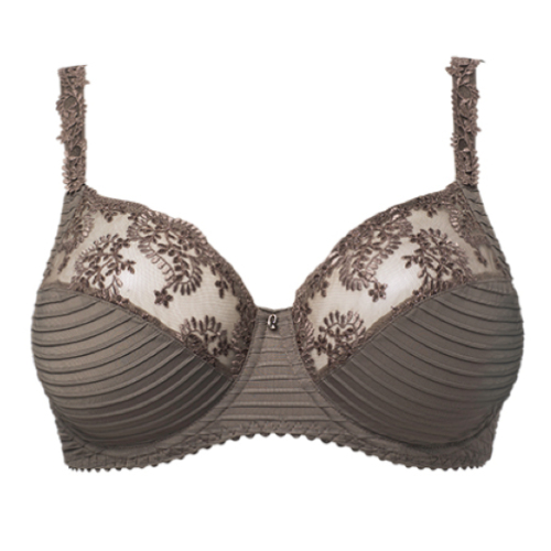 Louisa Bracq Elise brown non-padded bra
