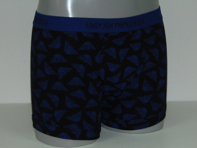 Armani Men's Logo black/blue boxer short