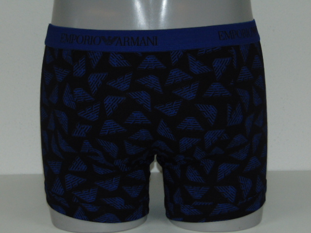 Armani Men's Logo black/blue boxer short