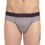 HOM Simon navy/white men brief