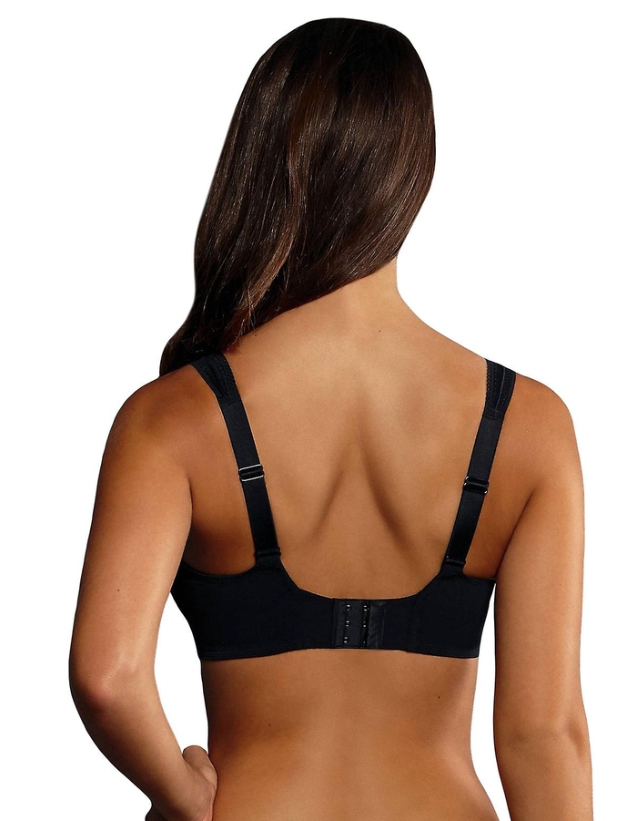 Rosa Faia Emily black non-padded bra