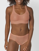 Sloggi Zero Feel Lace salmon wireless bra