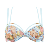 Marlies Dekkers No Te Olvido blue/multicolor non-padded bra