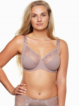 LingaDore Daily Full Coverage mole grey non-padded bra