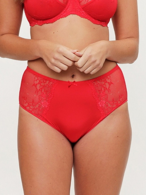 LingaDore Daily Maxi Slip red high waist brief