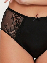 LingaDore Daily Maxi Slip black high waist brief