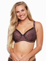 LingaDore Magic brown/print non-padded bra
