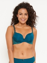LingaDore Forest petrol padded bra