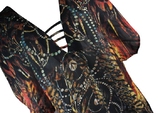 Mila Firewater black/print beachwear