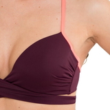 LingaDore Beach Journey bordeaux soft-cup bikini bra