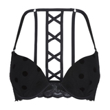 DDO Special F4P black push up bra